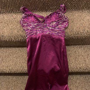 Mori Lee Purple Prom Dress